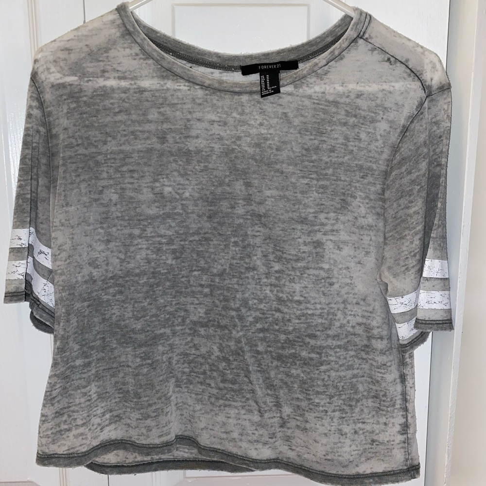 Forever21 Basic Grey Shirt